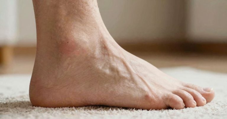 Veine gonflée sur le dessus du pied : quand s’inquiéter ?